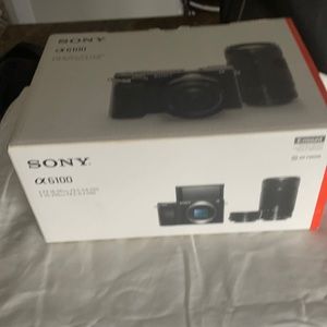 Sony X 6100 Camera. With a scan disk.